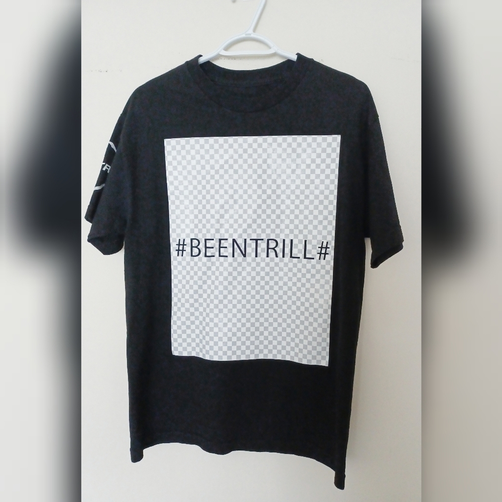 M Been Trill Black and White Tee